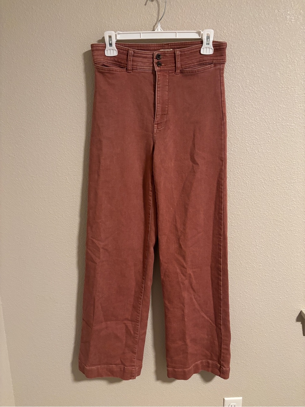 Faherty stretch terry harbor pant in russet